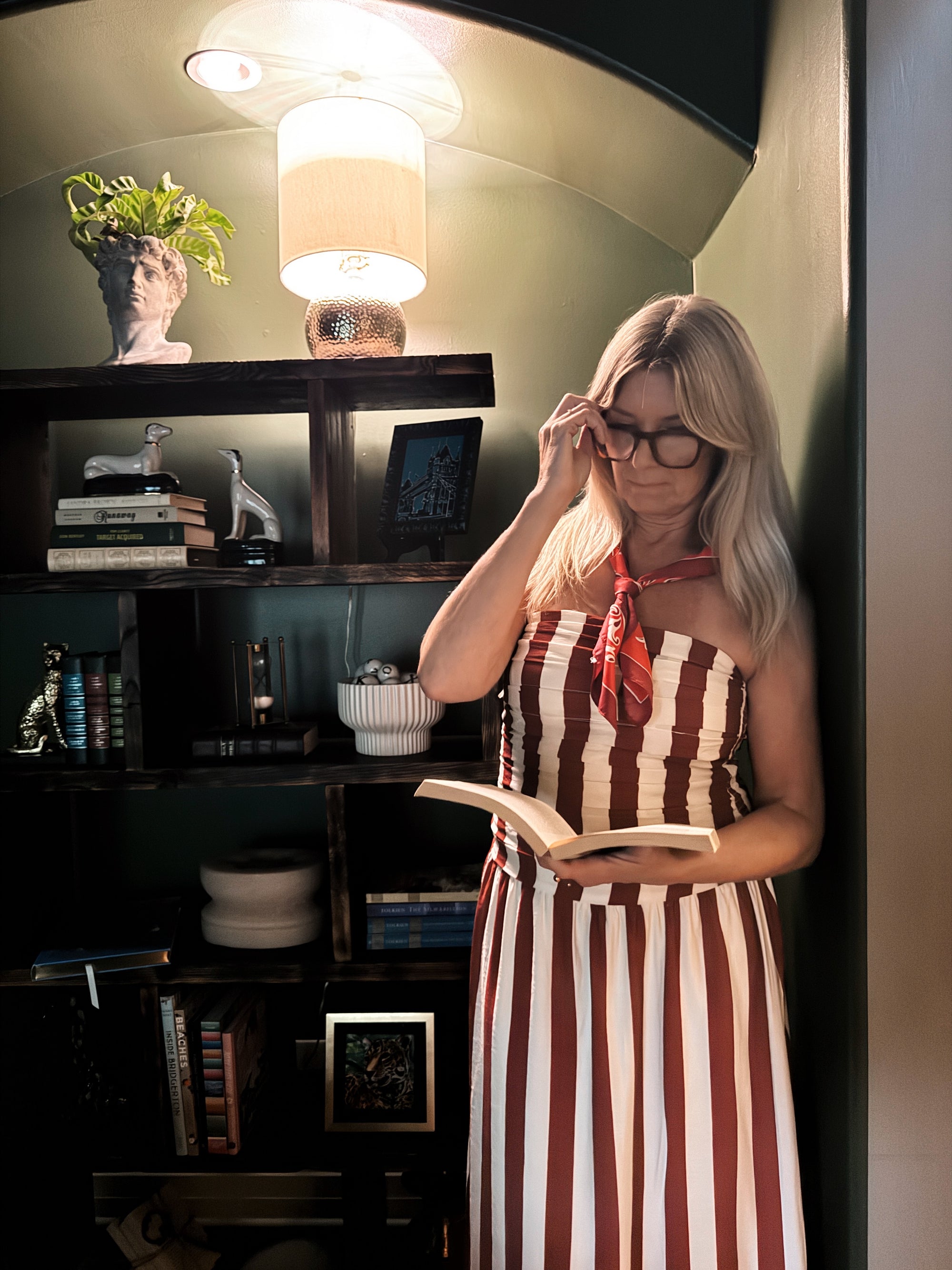 POWER TRIP midi dress