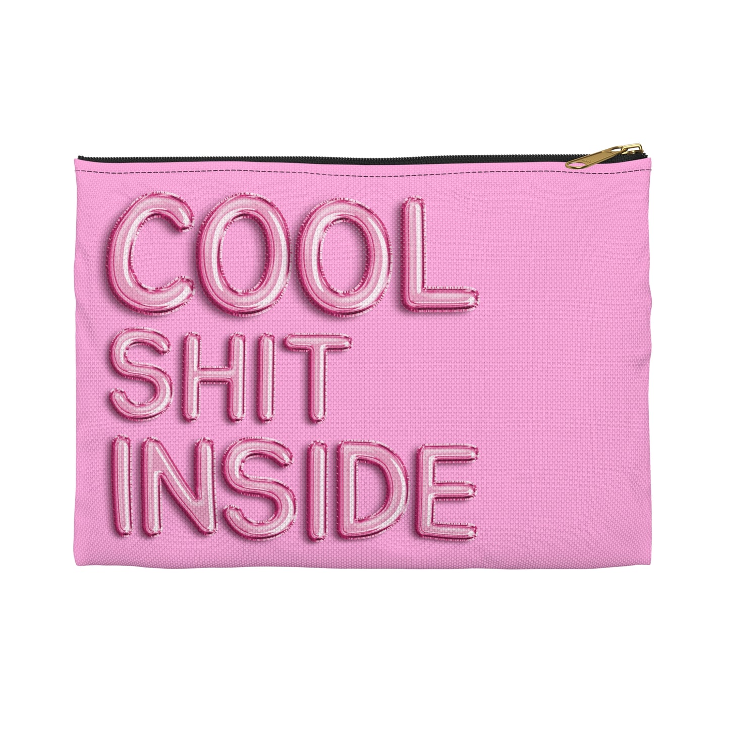 COOL SHIT INSIDE accessory pouch