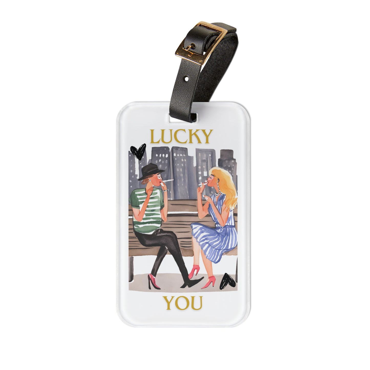 LUCKY YOU luggage tag