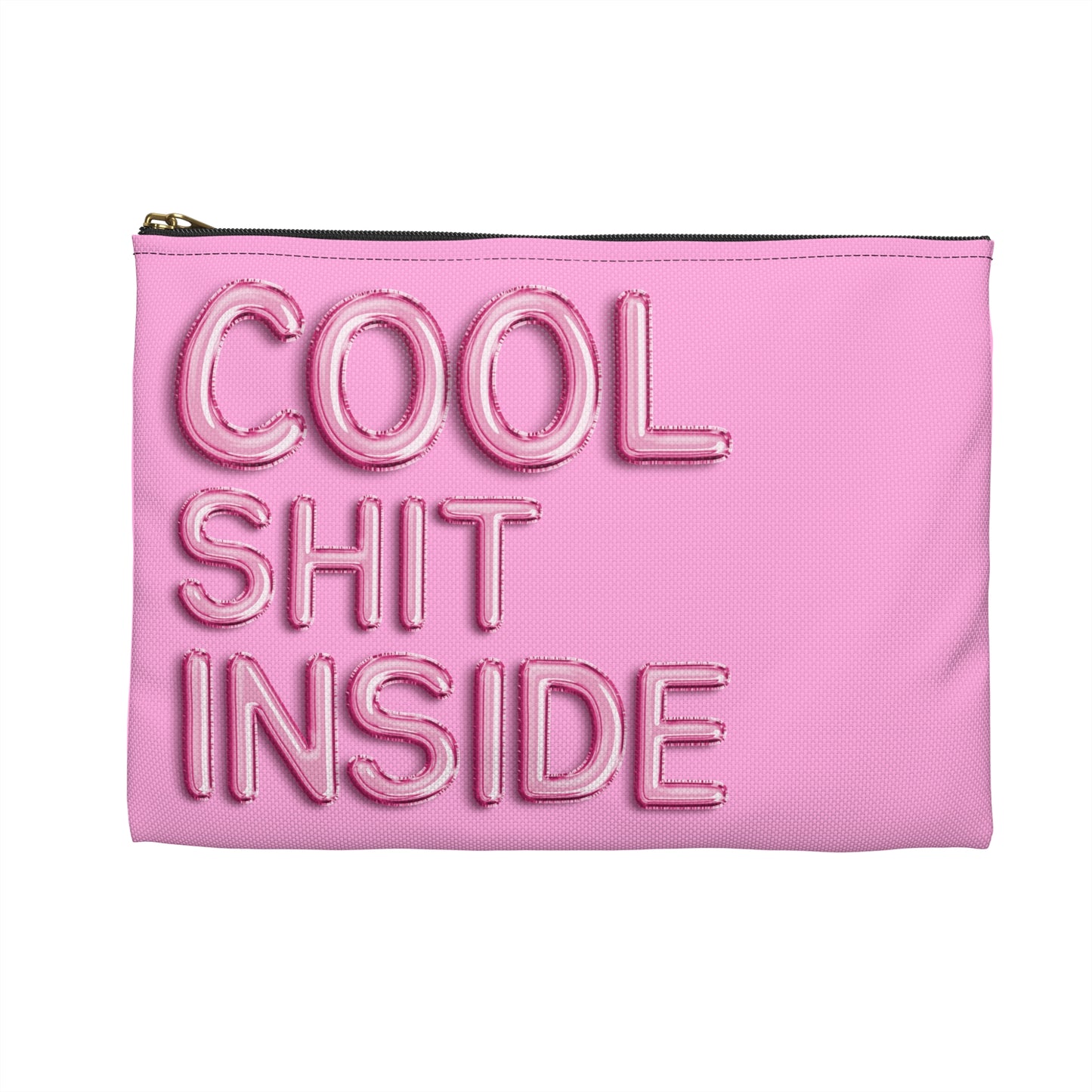 COOL SHIT INSIDE accessory pouch