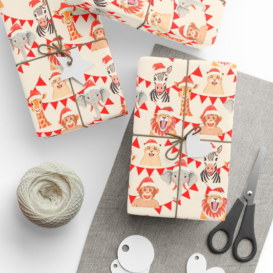 CIRQUE DU SANTA wrapping paper