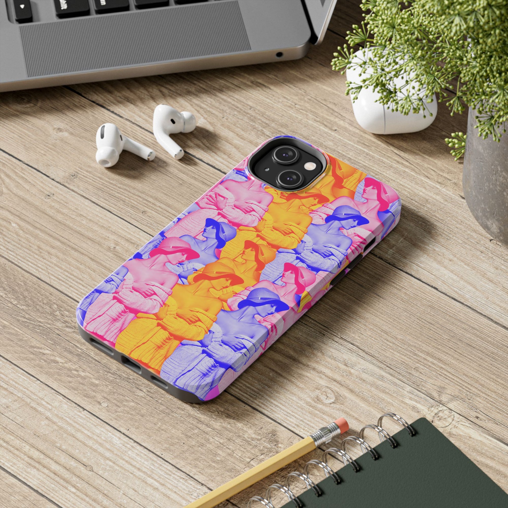 THREE SHADES OF CHIC phone case