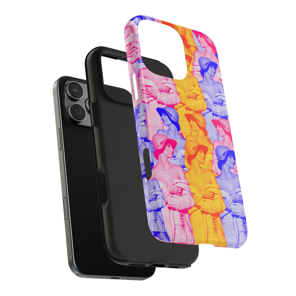 THREE SHADES OF CHIC phone case
