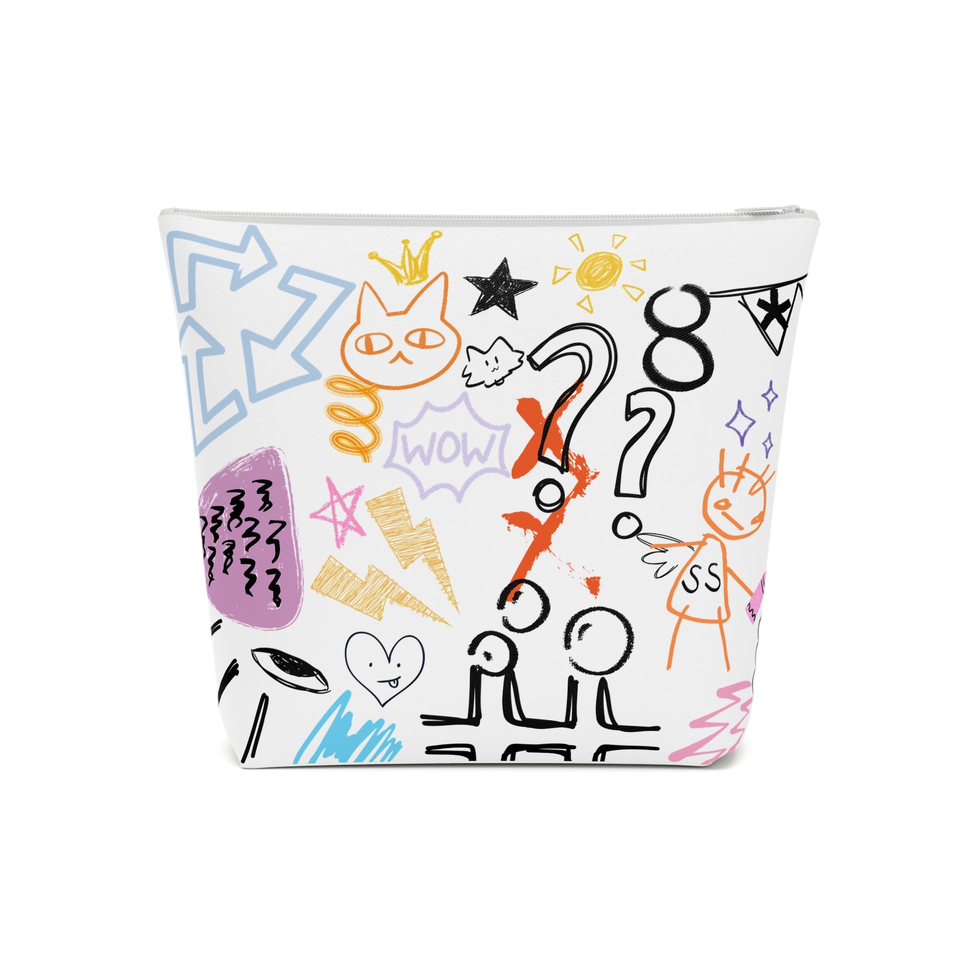 COLOR ME CRAZY cotton cosmetic bag