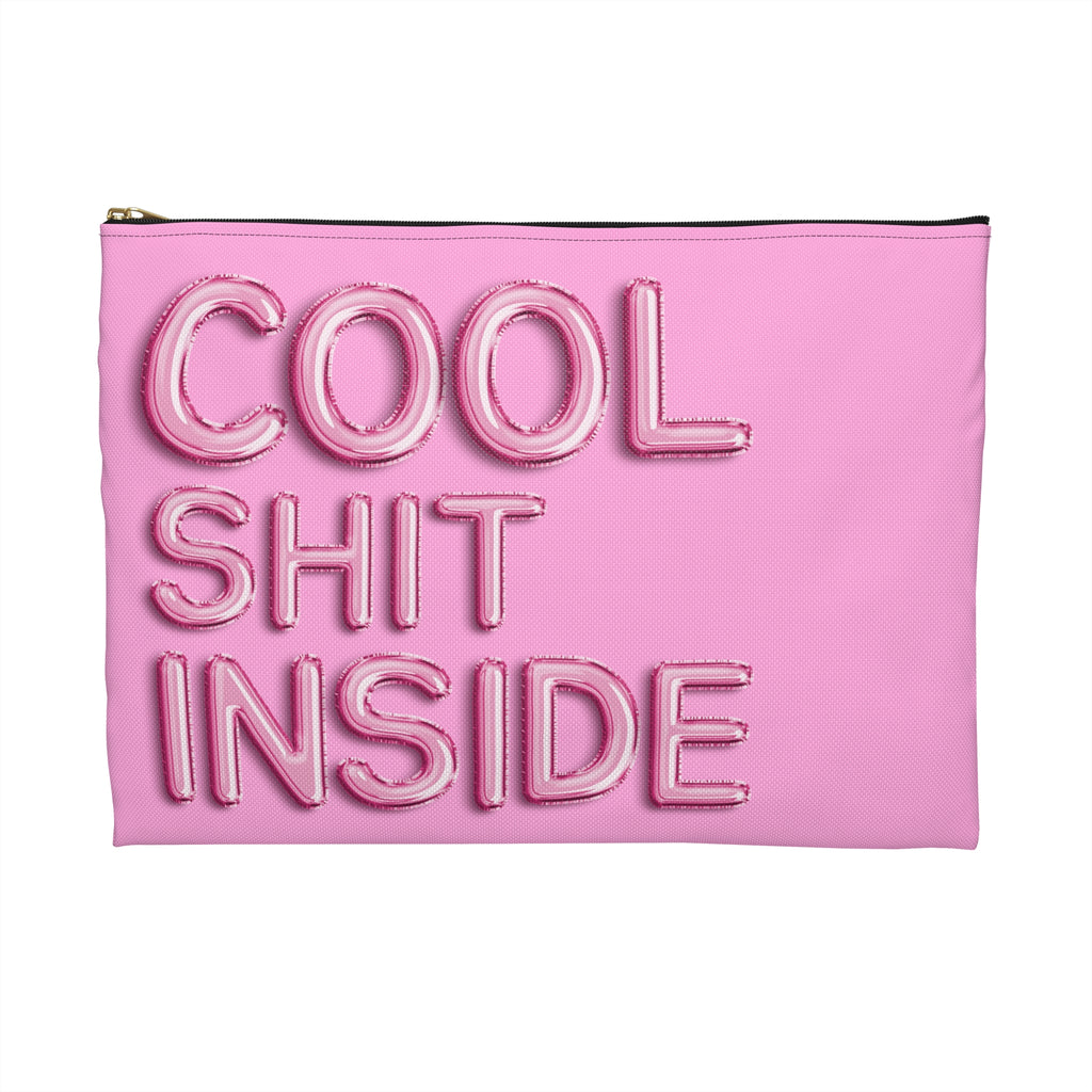 COOL SHIT INSIDE accessory pouch