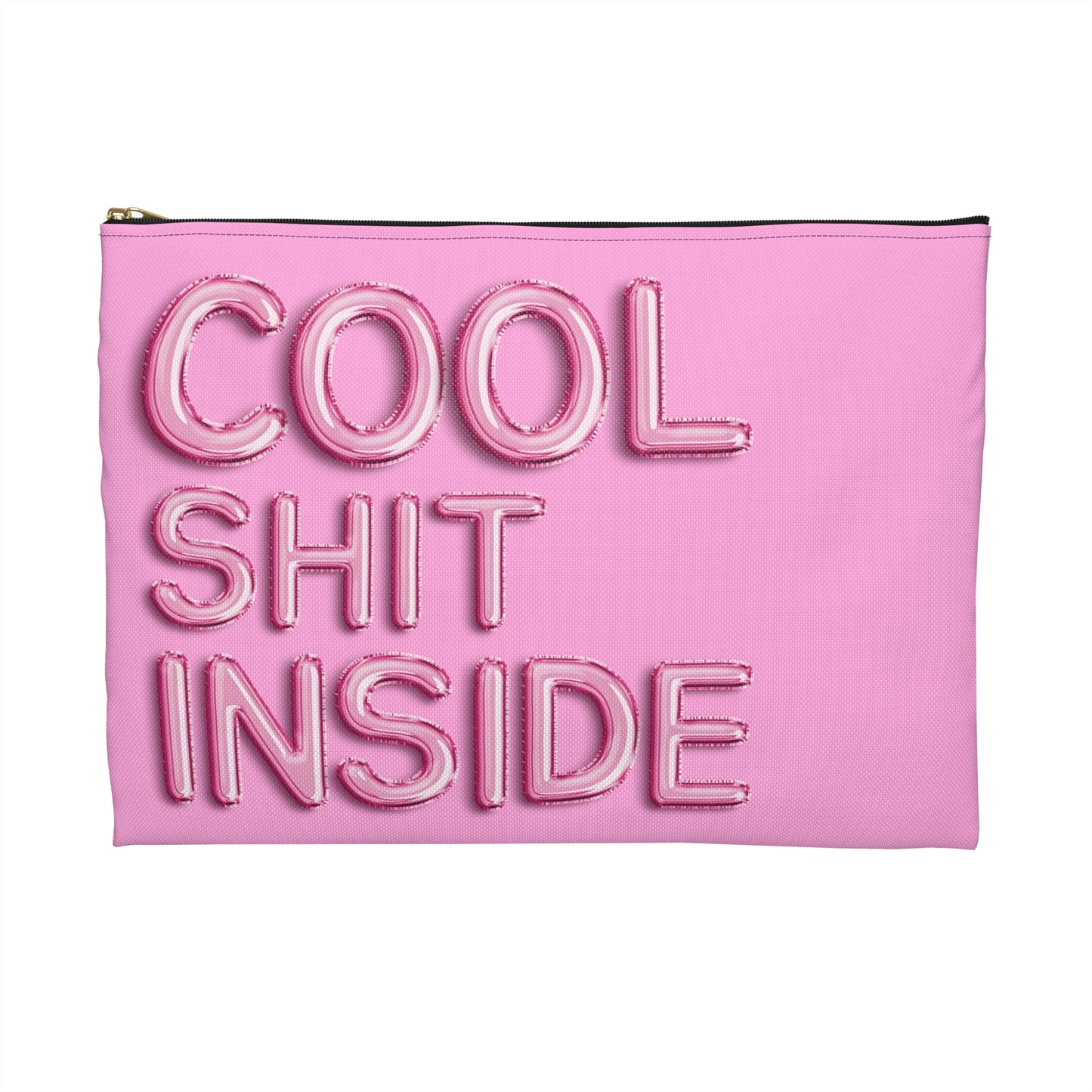 COOL SHIT INSIDE accessory pouch