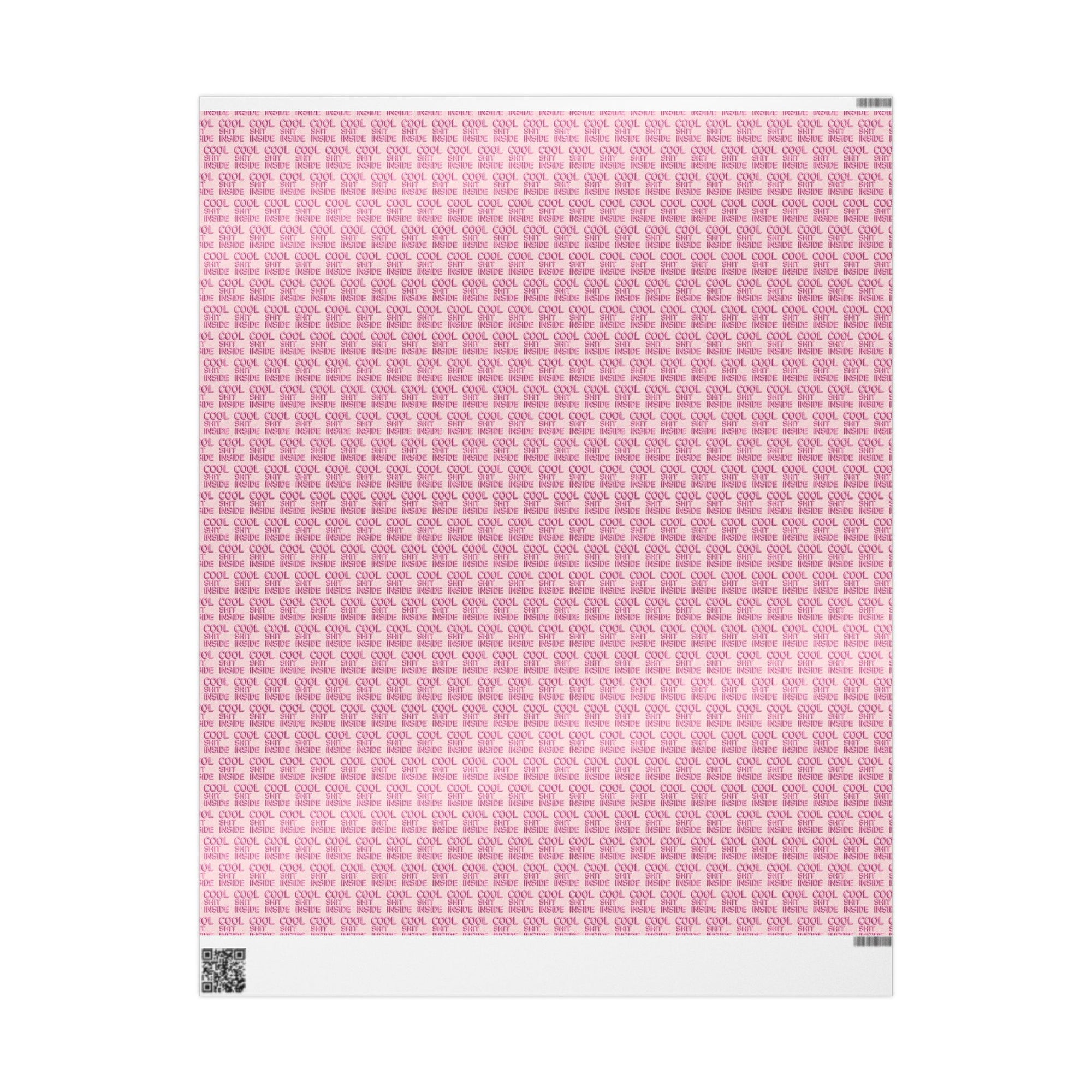 COOL SHIT INSIDE wrapping paper