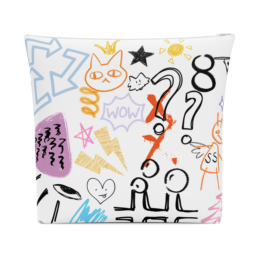 COLOR ME CRAZY cotton cosmetic bag