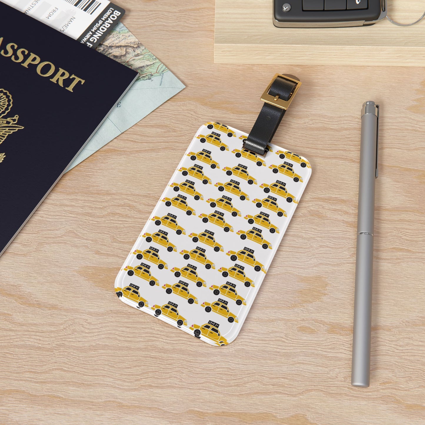 TAXI luggage tag