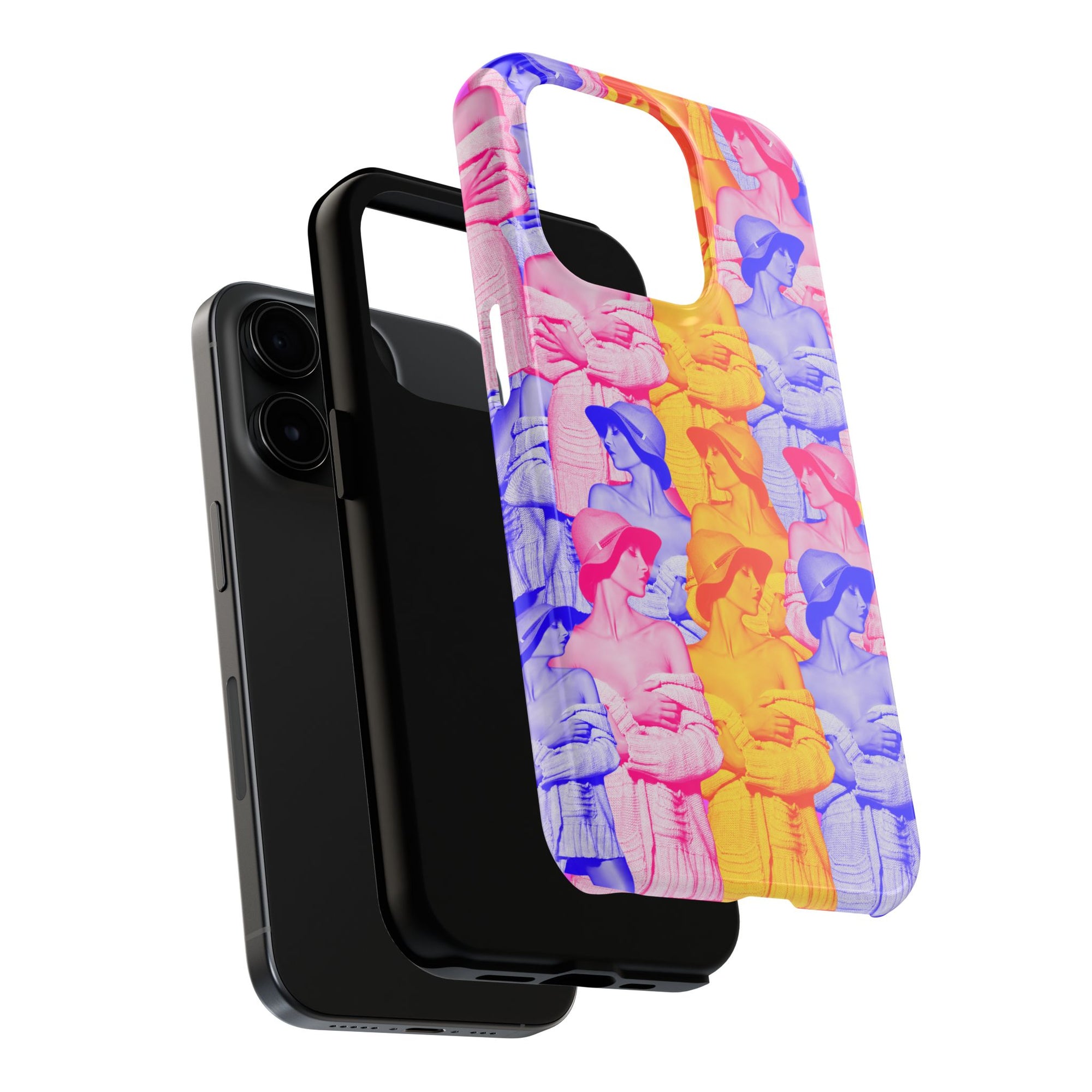 THREE SHADES OF CHIC phone case