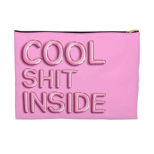 COOL SHIT INSIDE accessory pouch