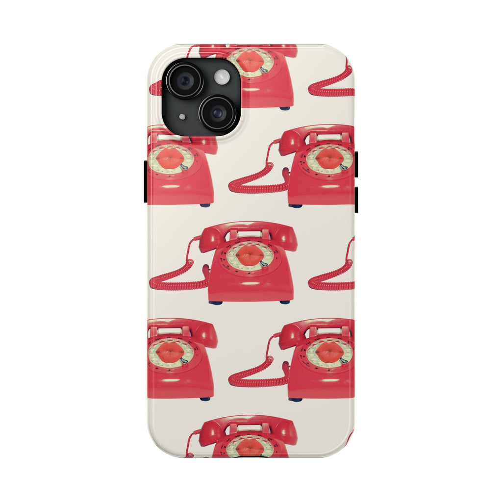 KISS ME THRU THE PHONE phone case