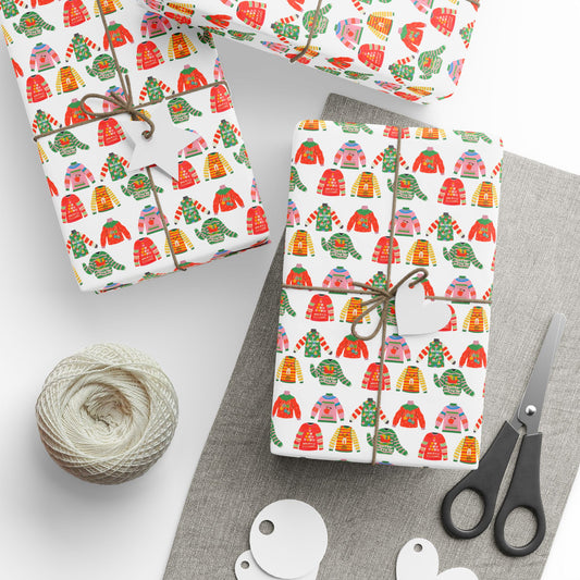 KNIT HAPPENS wrapping paper