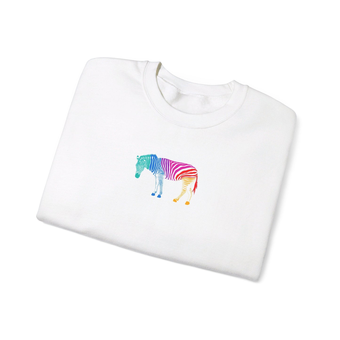 RAINBOW ZEBRA sweatshirt