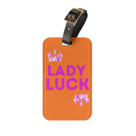 LADY LUCK luggage tag