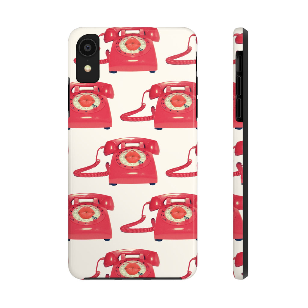 KISS ME THRU THE PHONE phone case