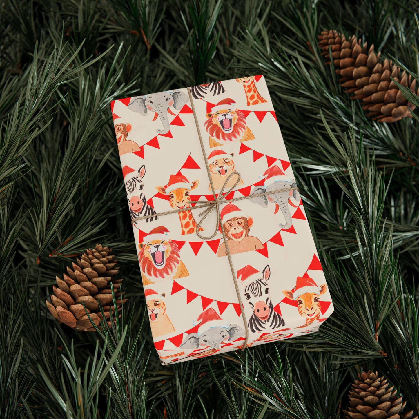 CIRQUE DU SANTA wrapping paper