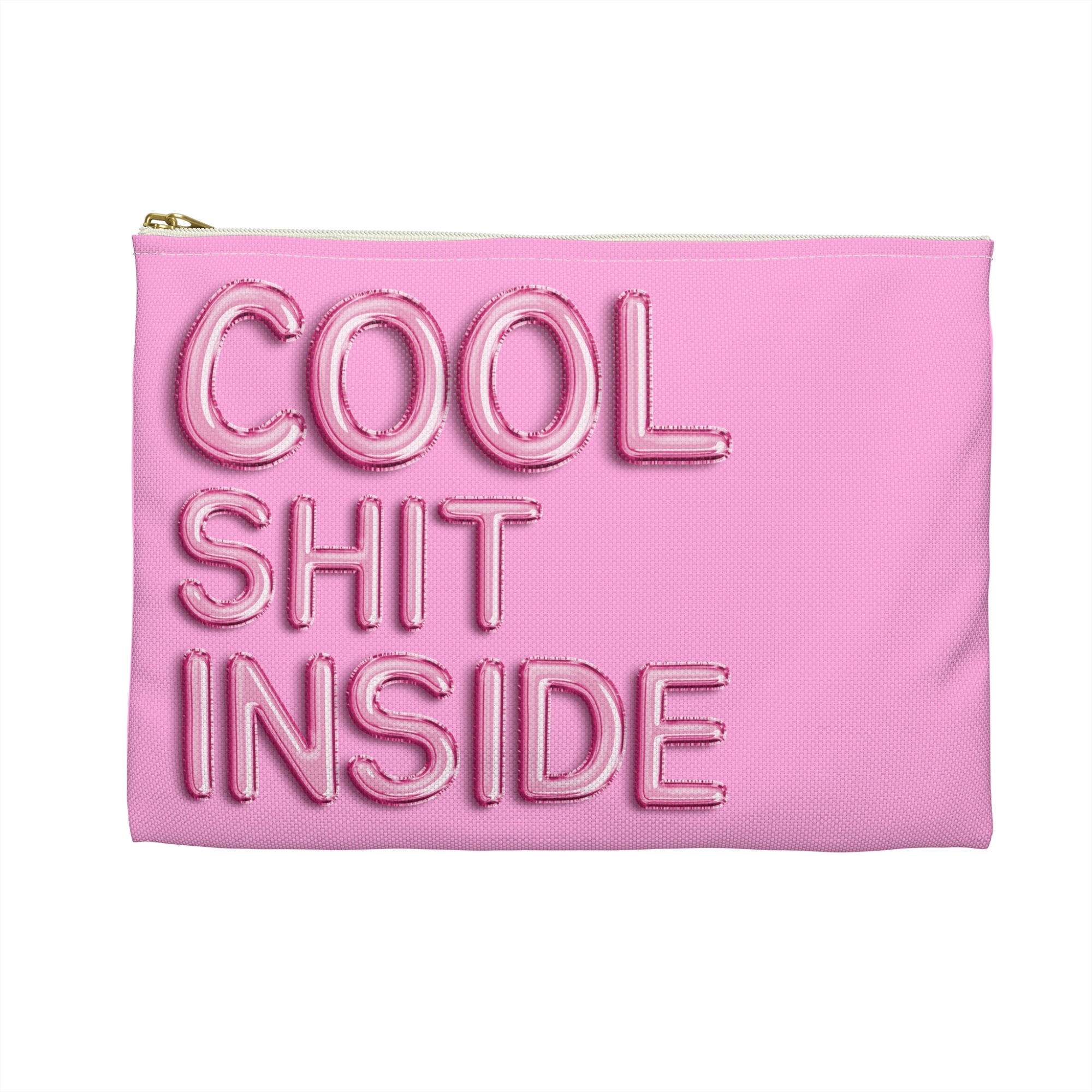 COOL SHIT INSIDE accessory pouch