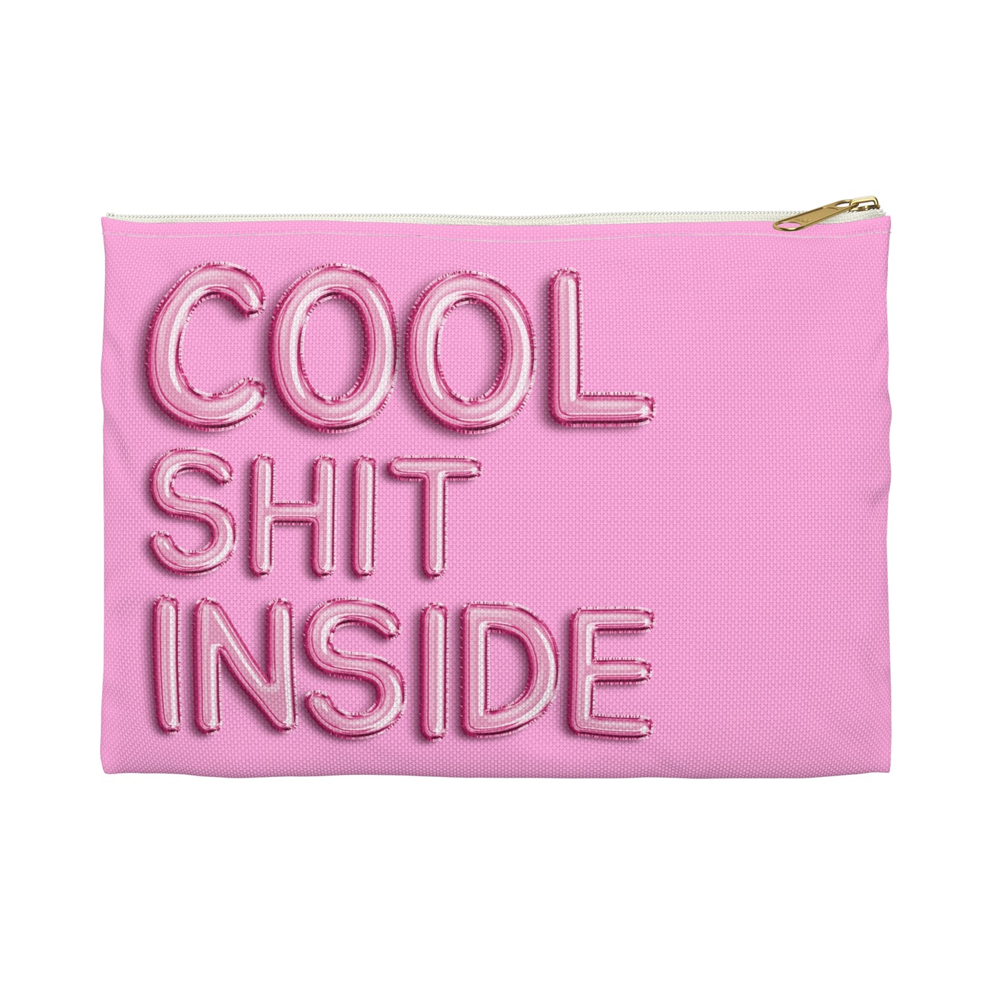 COOL SHIT INSIDE accessory pouch