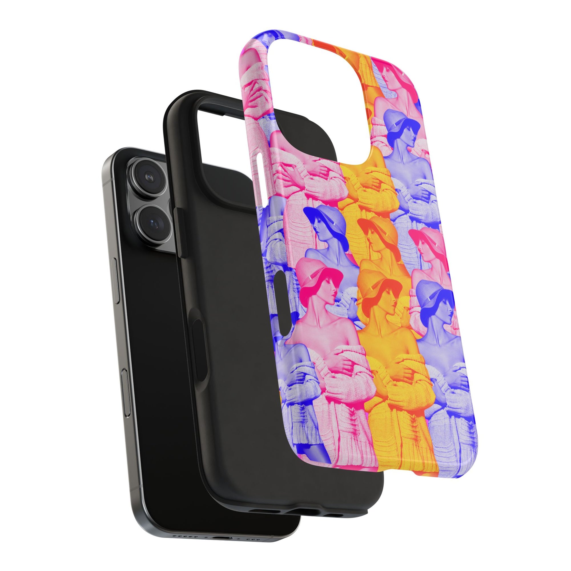 THREE SHADES OF CHIC phone case