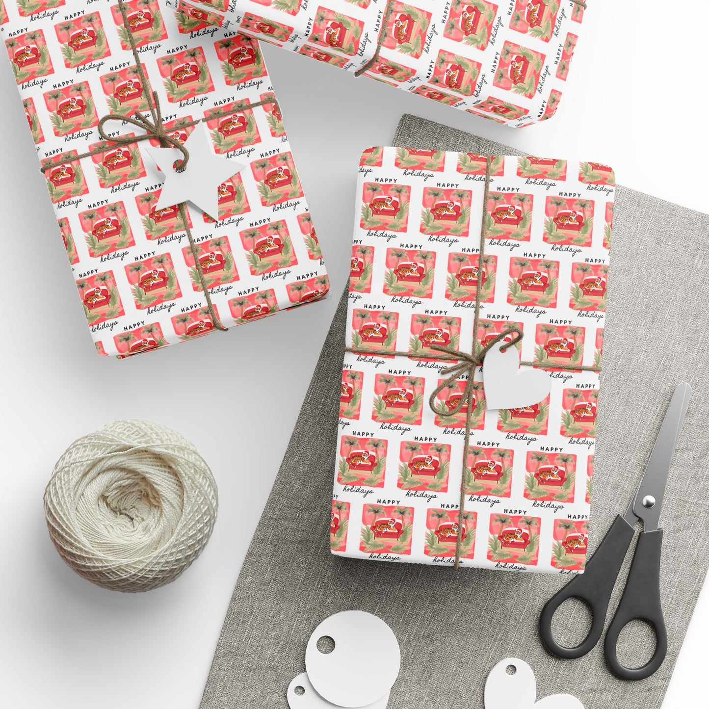 SANTA CLAWS wrapping paper