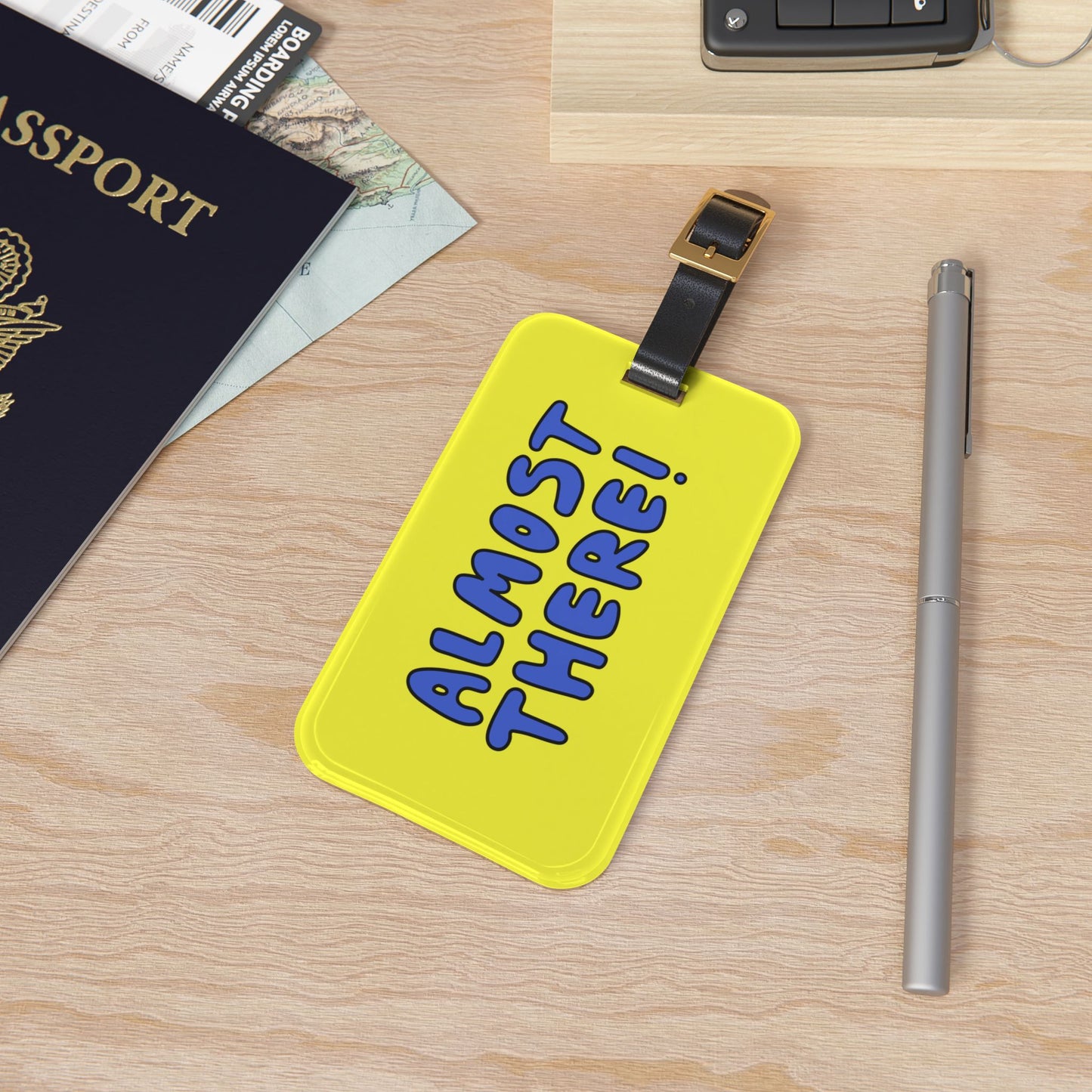 ALMOST THERE BABY luggage tag