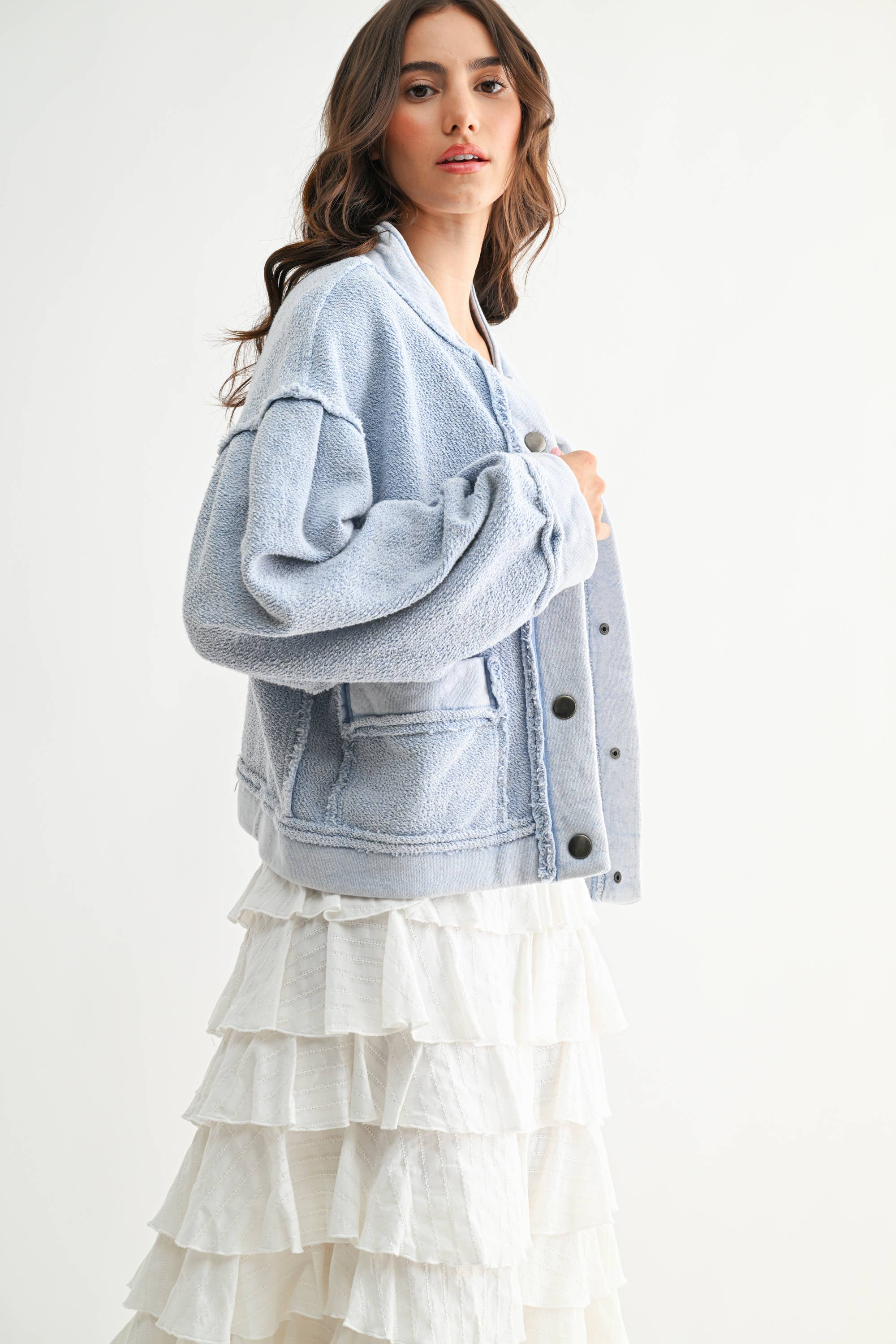 CLOUD FRONT BUTTON jacket