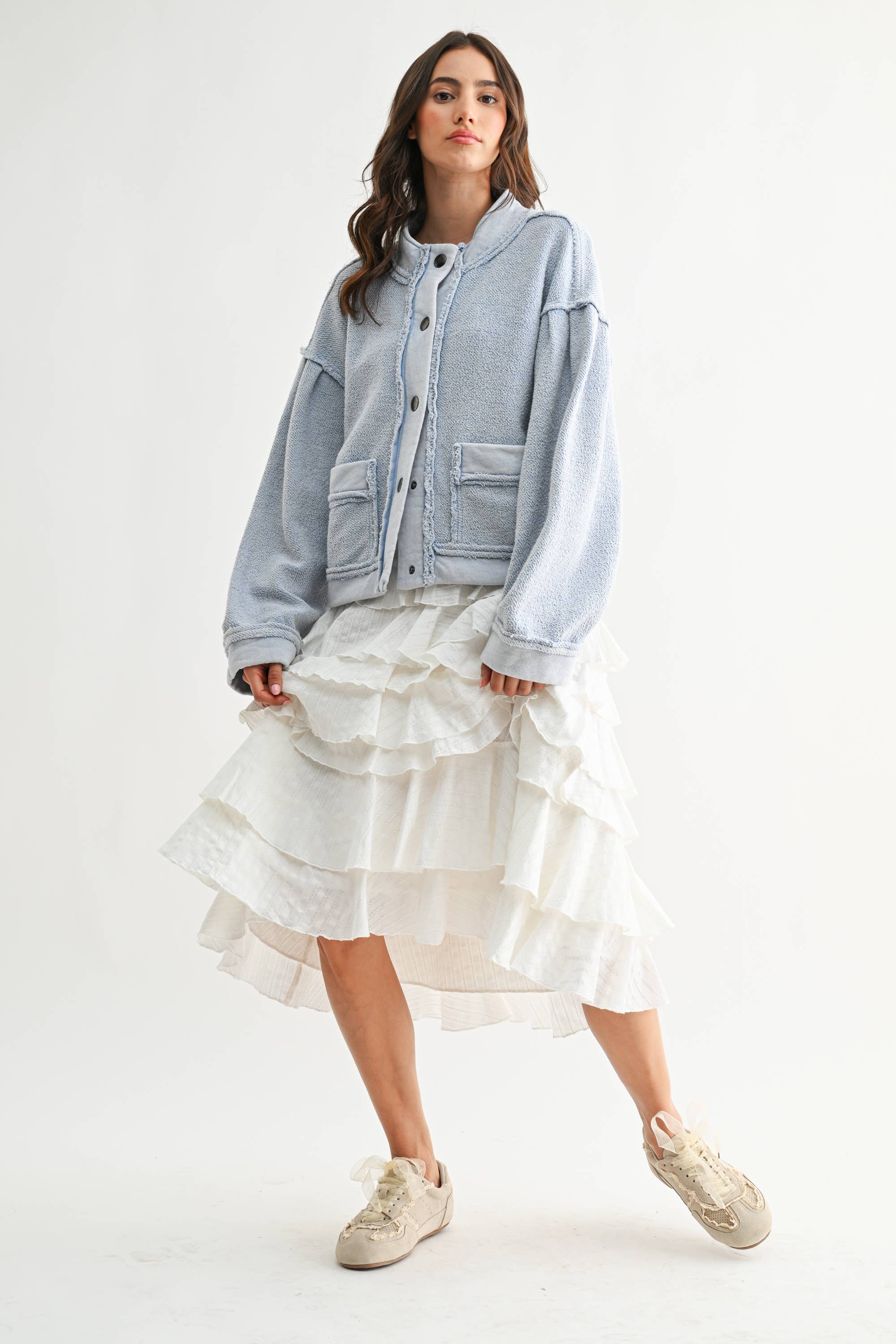 CLOUD FRONT BUTTON jacket