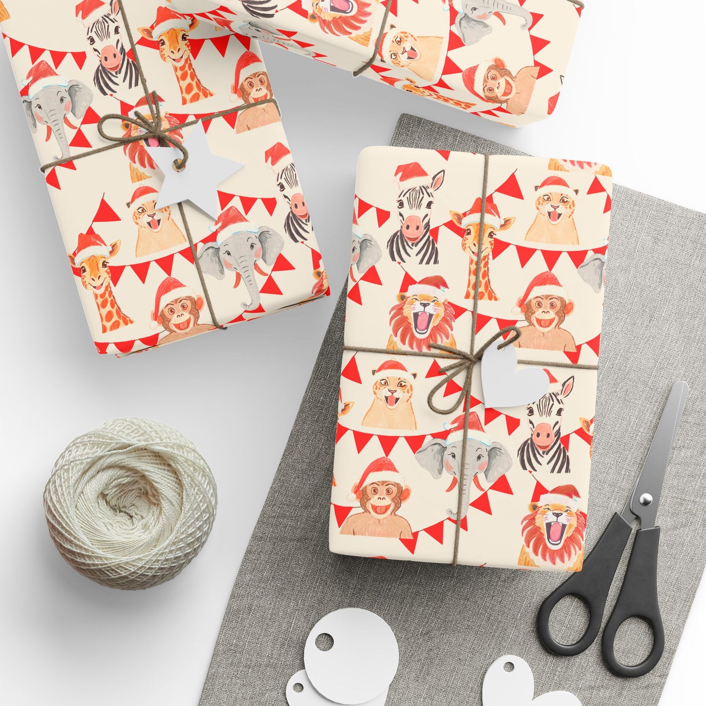 CIRQUE DU SANTA wrapping paper