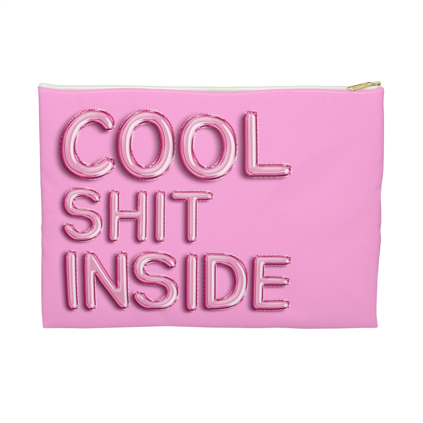 COOL SHIT INSIDE accessory pouch