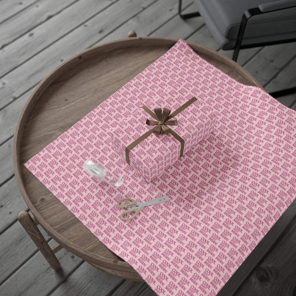 COOL SHIT INSIDE wrapping paper