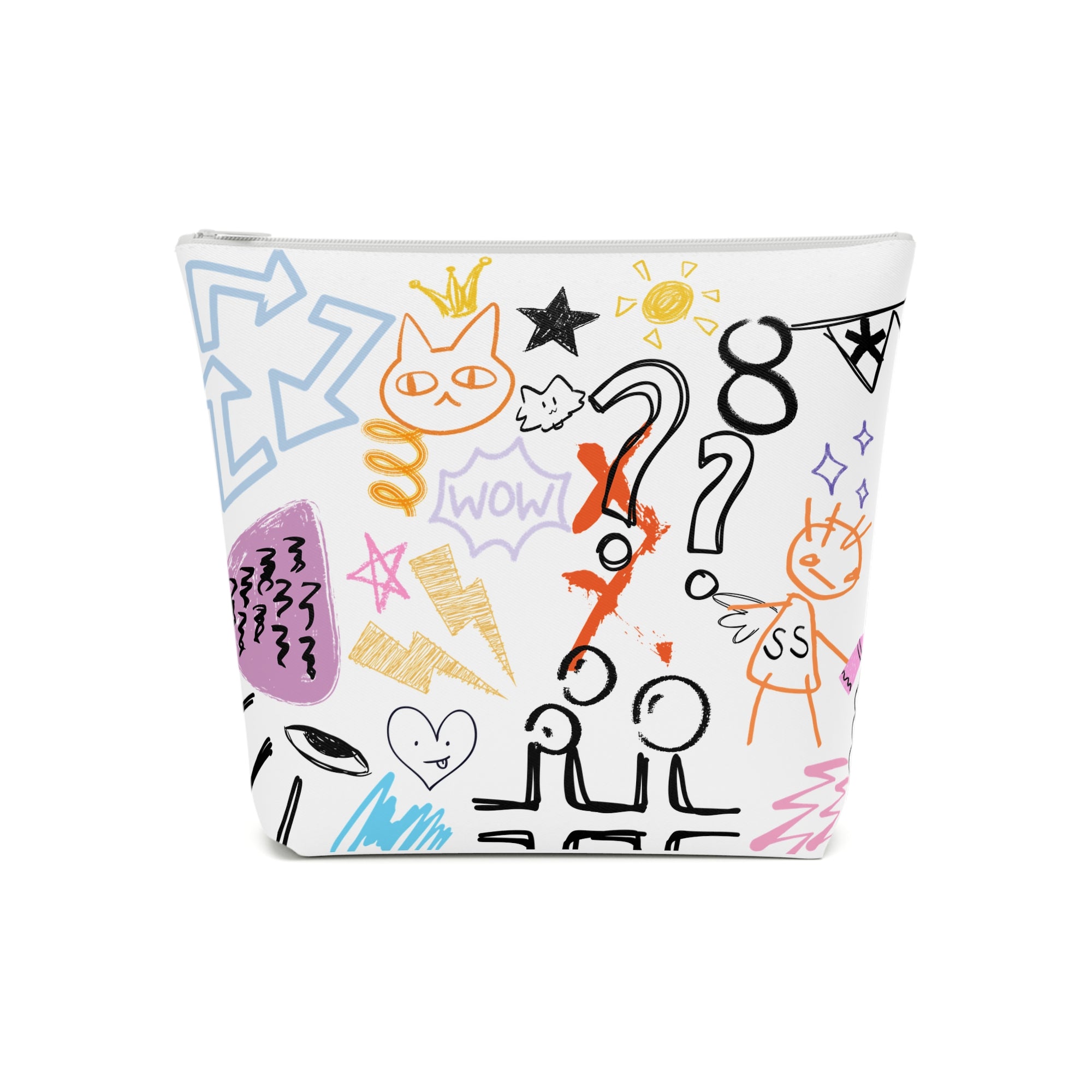 COLOR ME CRAZY cotton cosmetic bag