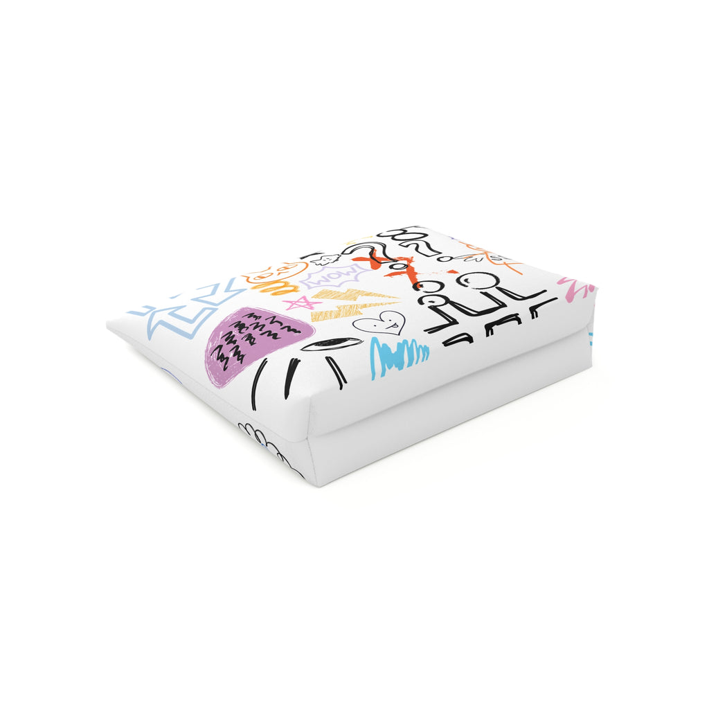 COLOR ME CRAZY cotton cosmetic bag