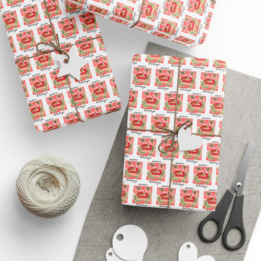 SANTA CLAWS wrapping paper