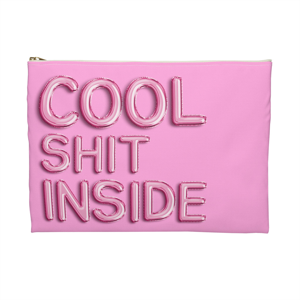 COOL SHIT INSIDE accessory pouch