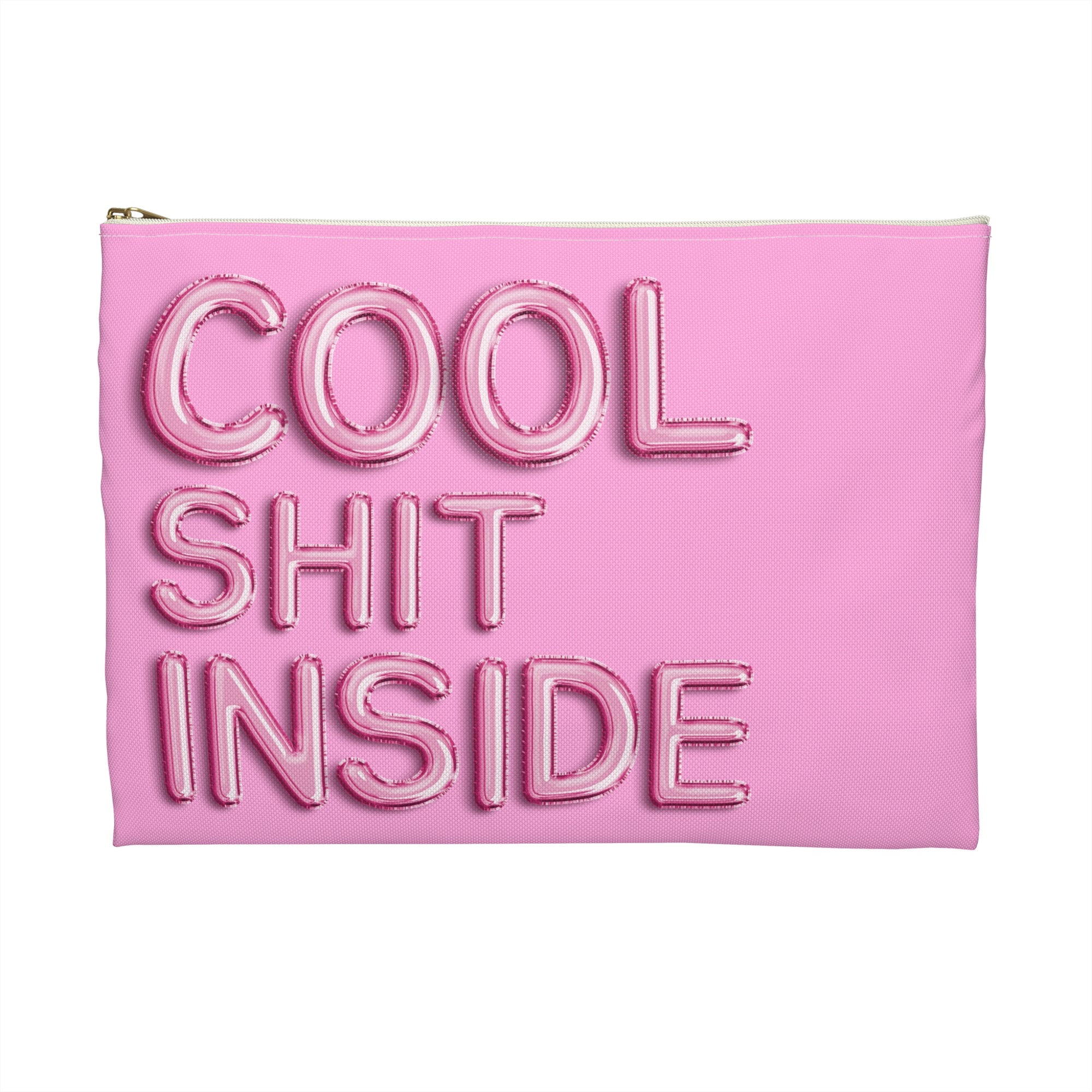 COOL SHIT INSIDE accessory pouch
