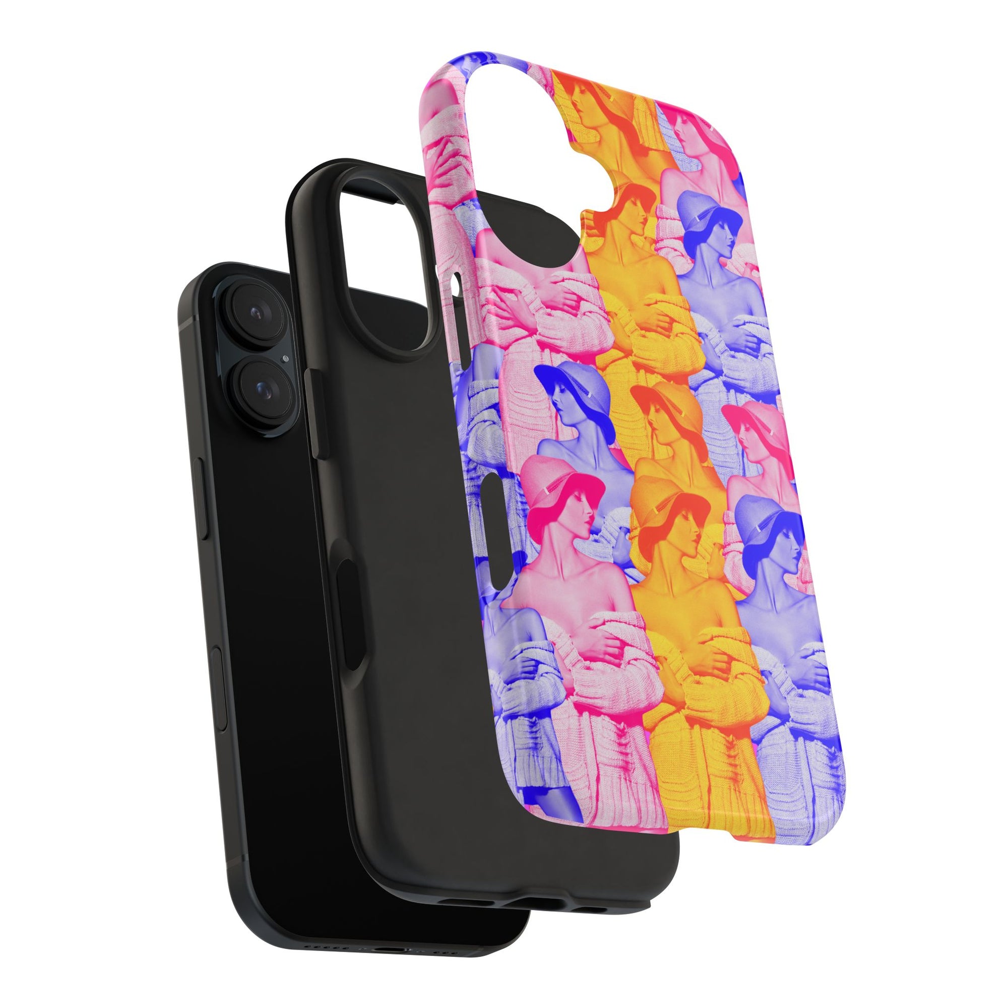 THREE SHADES OF CHIC phone case
