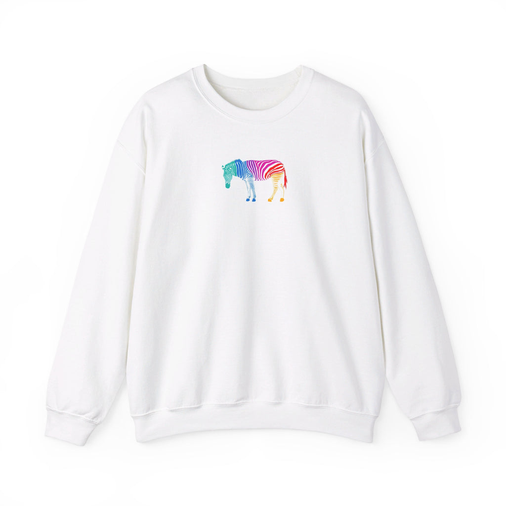 RAINBOW ZEBRA sweatshirt