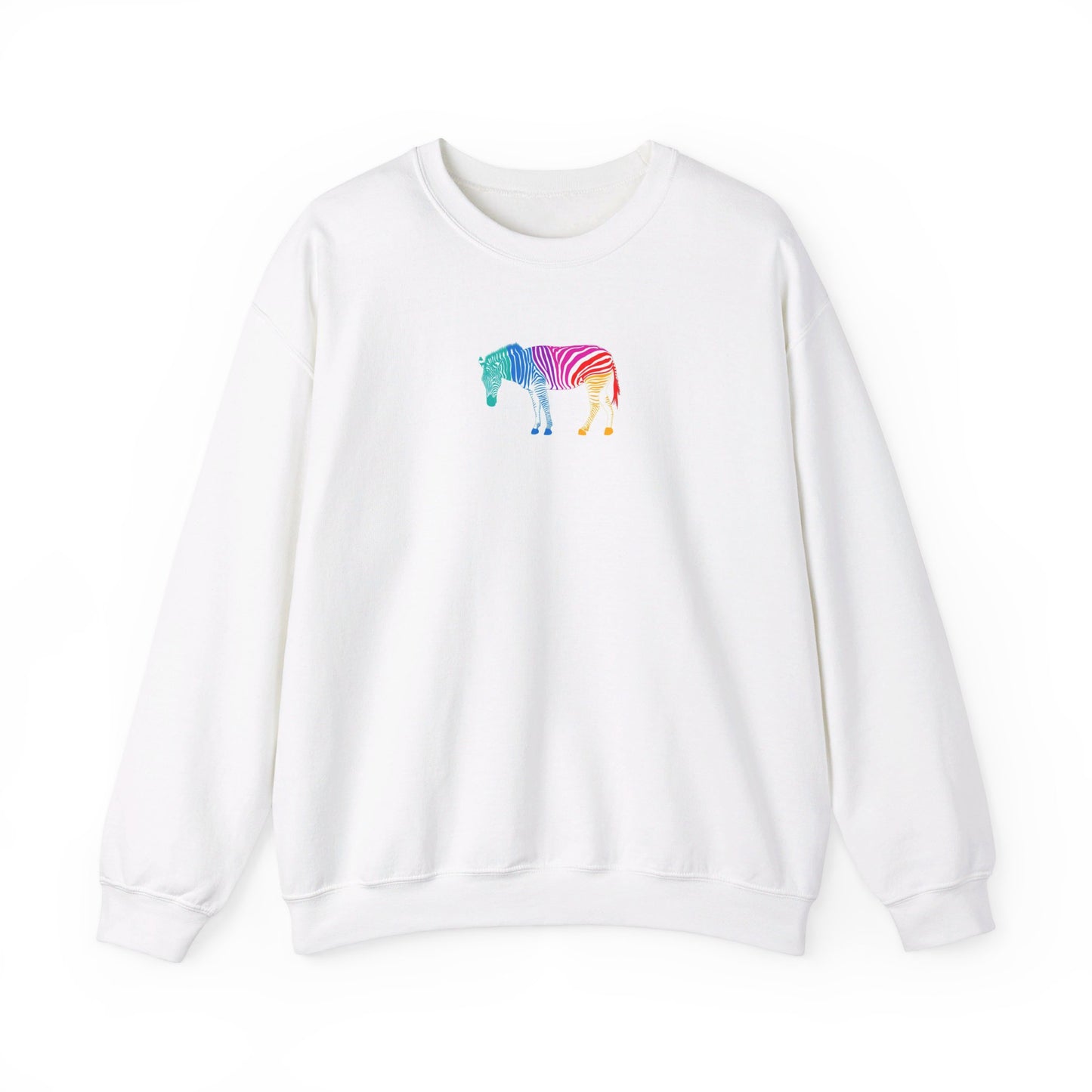 RAINBOW ZEBRA sweatshirt