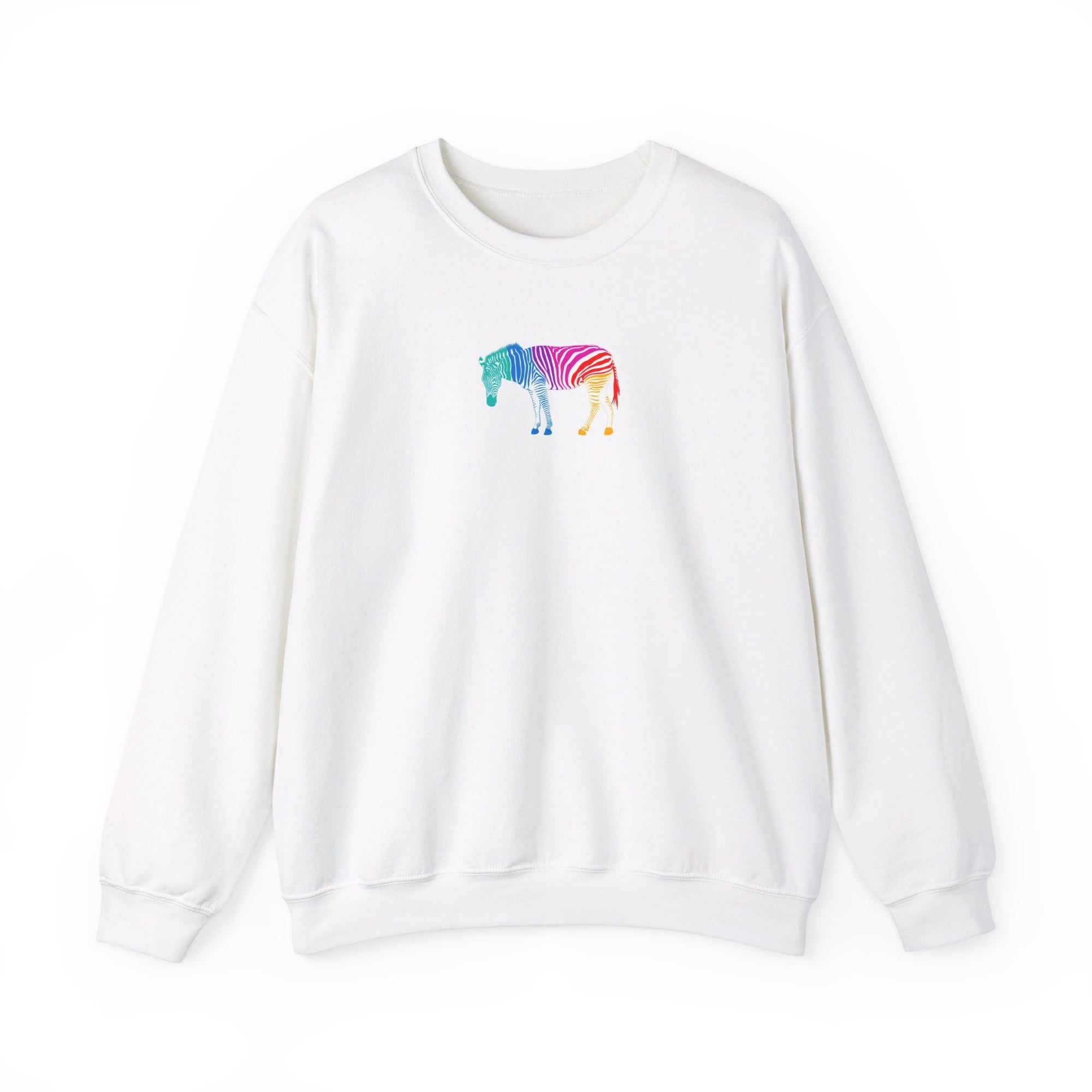 RAINBOW ZEBRA sweatshirt
