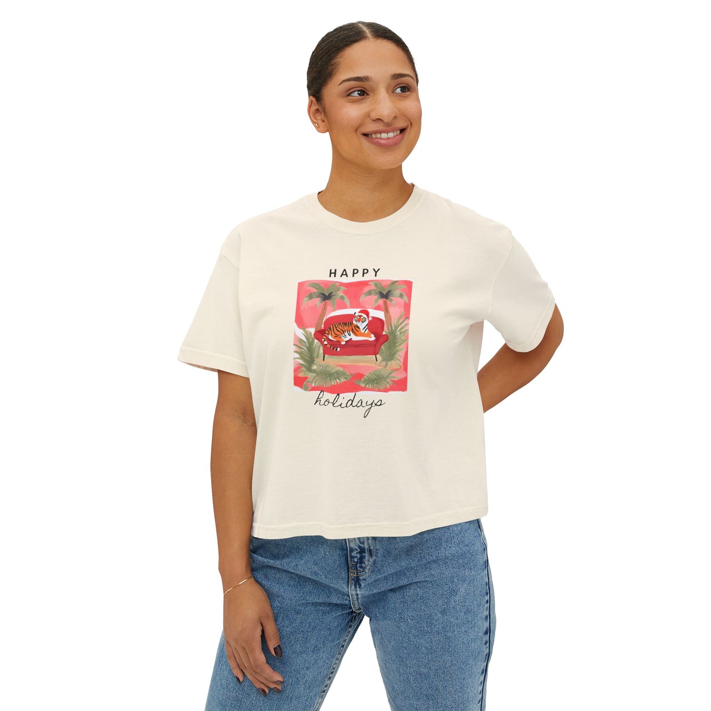 SANTA CLAWS boxy tee