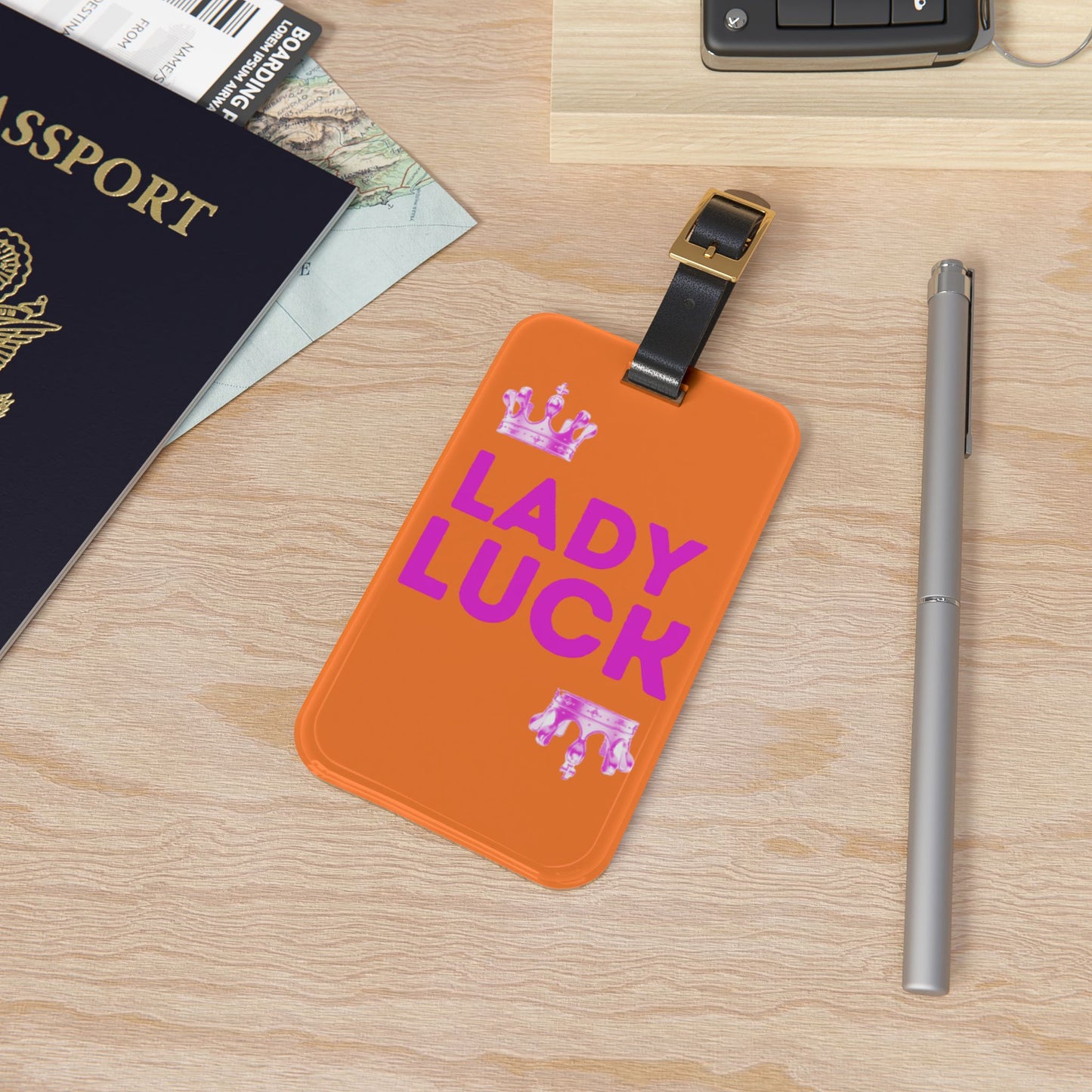 LADY LUCK luggage tag