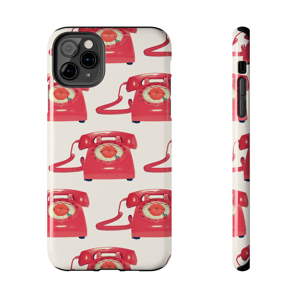 KISS ME THRU THE PHONE phone case