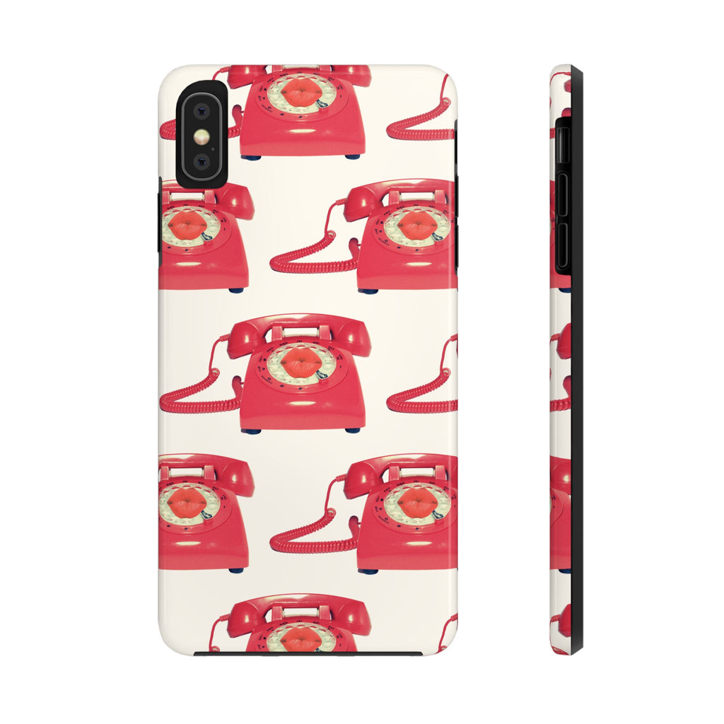 KISS ME THRU THE PHONE phone case