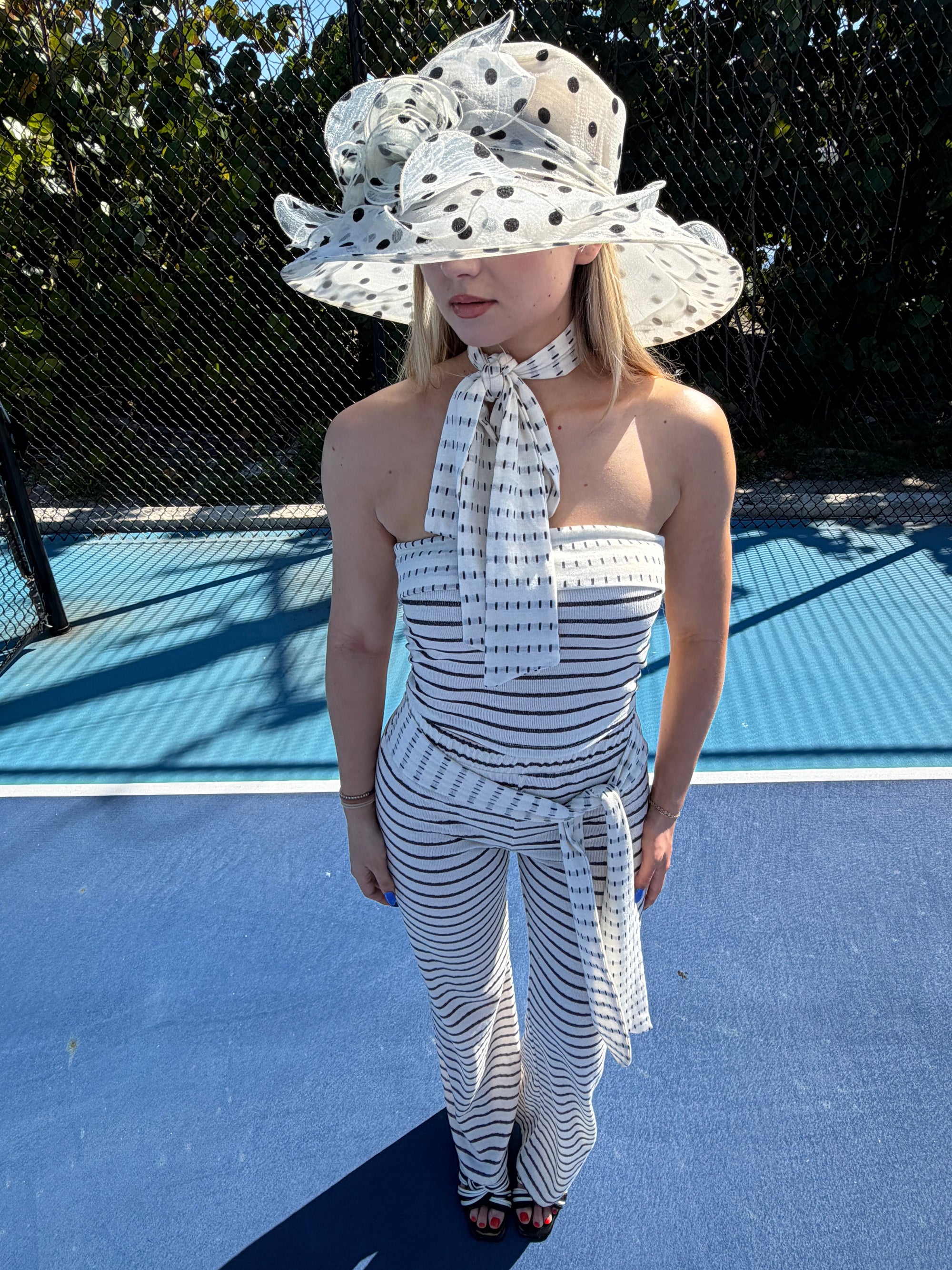 COOL CAT striped pants