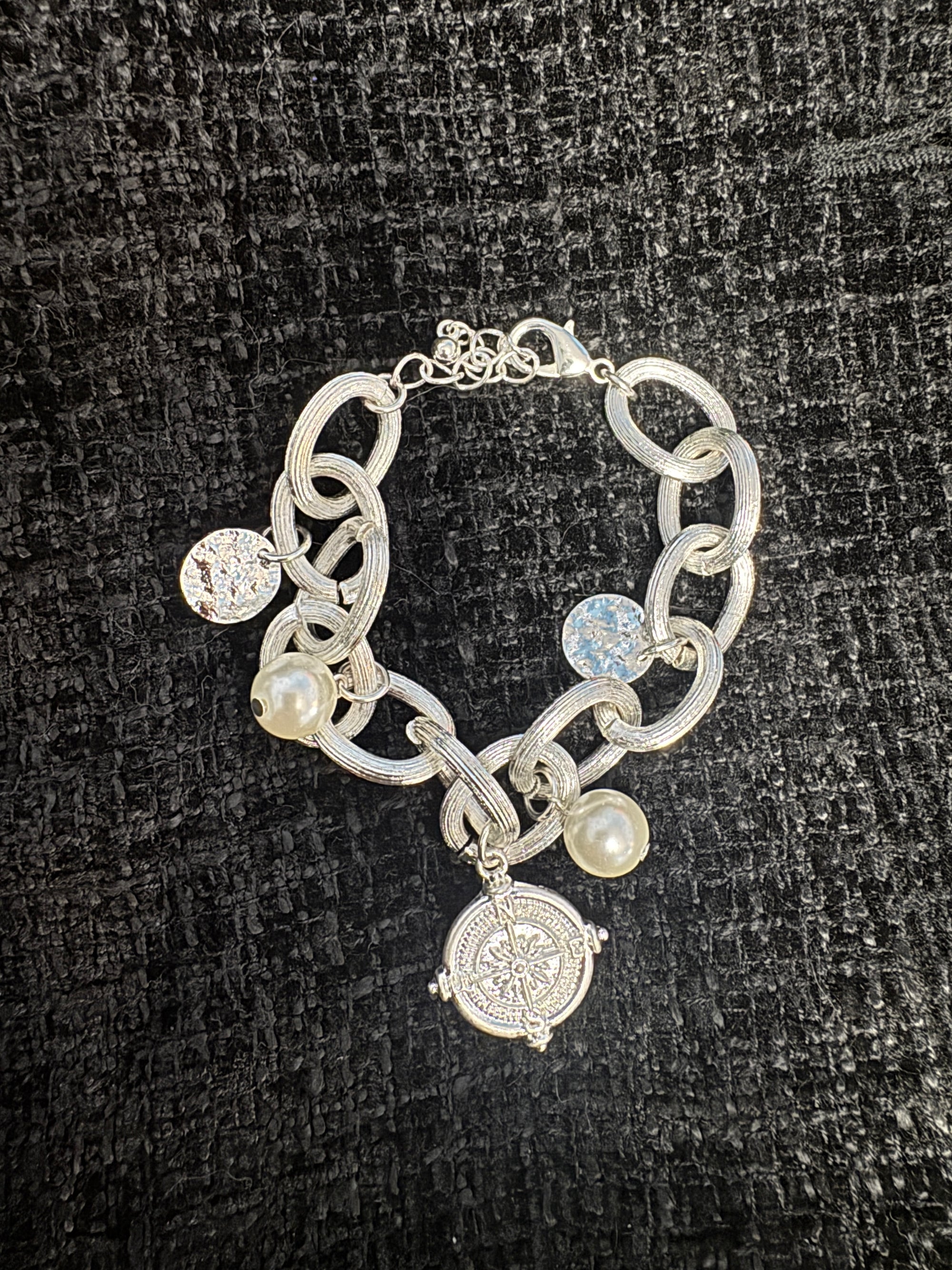 SILVER HOUR CHARM bracelet