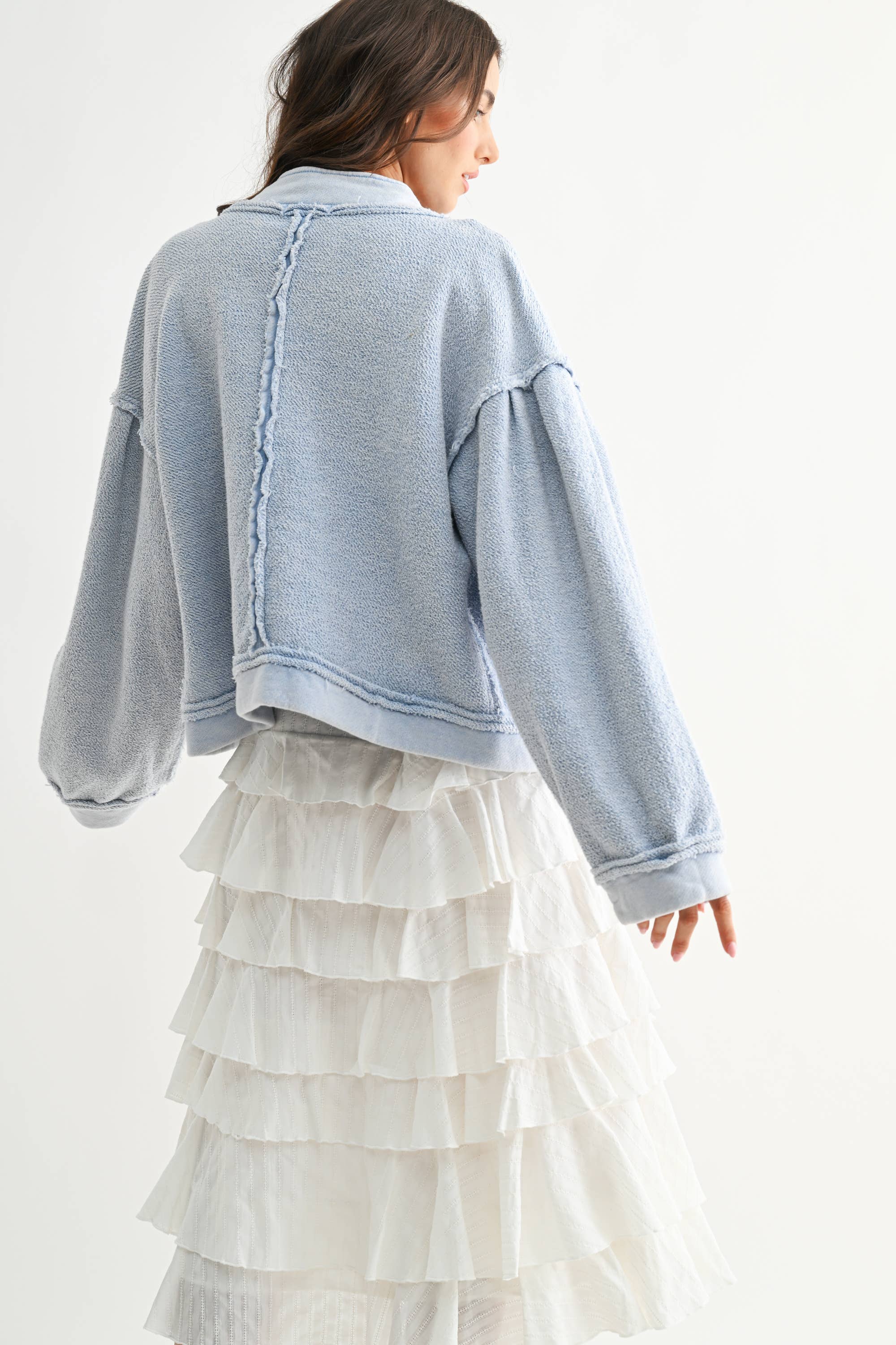 CLOUD FRONT BUTTON jacket