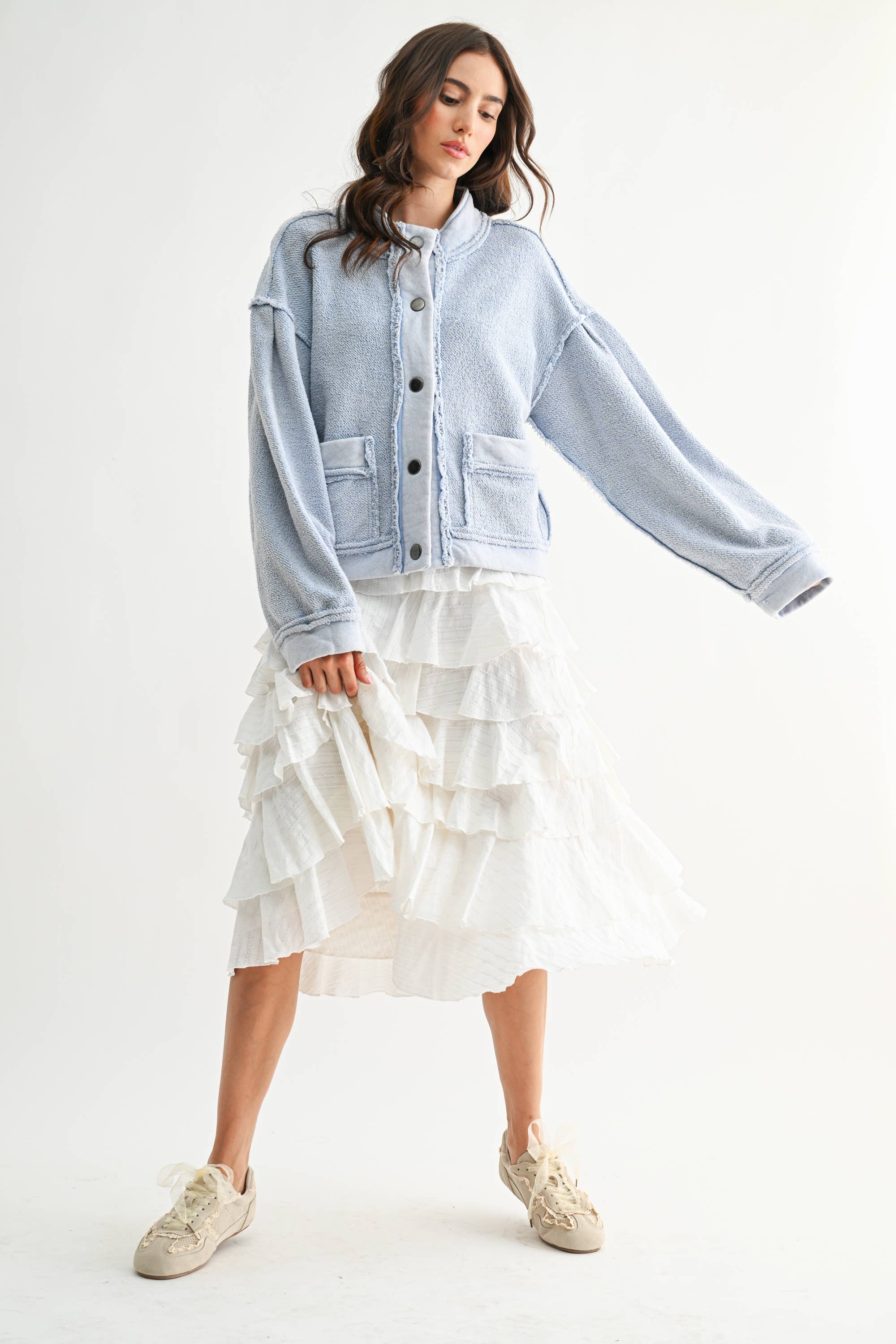 CLOUD FRONT BUTTON jacket