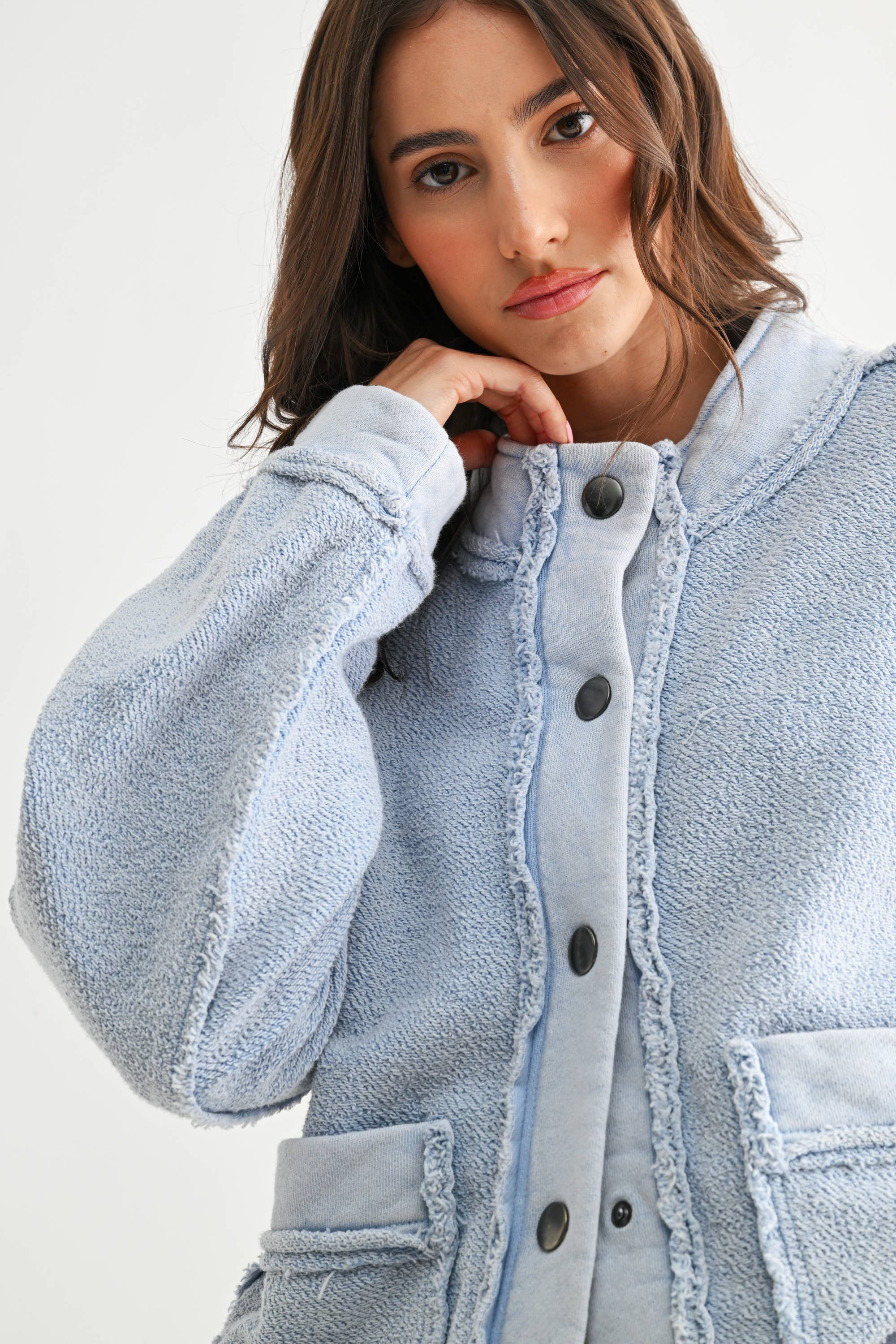 CLOUD FRONT BUTTON jacket